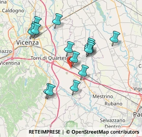 Mappa Via Villapovera, 36040 Grumolo delle Abbadesse VI, Italia (6.925)