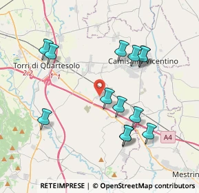 Mappa Via Villapovera, 36040 Grumolo delle Abbadesse VI, Italia (3.84308)