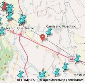 Mappa Via Villapovera, 36040 Grumolo delle Abbadesse VI, Italia (7.042)