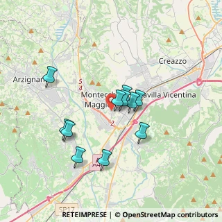 Mappa Via Giosuè Carducci, 36075 Montecchio Maggiore VI, Italia (2.94909)