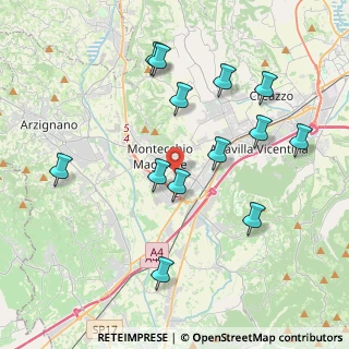 Mappa Via Giosuè Carducci, 36075 Montecchio Maggiore VI, Italia (4.11615)