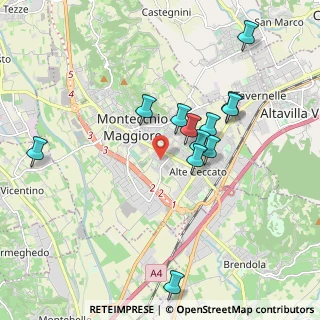 Mappa Via Giosuè Carducci, 36075 Montecchio Maggiore VI, Italia (1.81917)