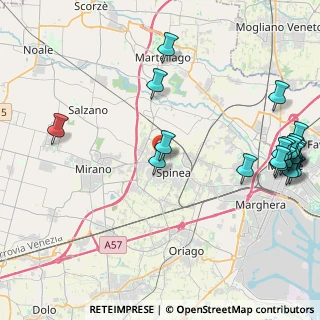 Mappa Via F. T. Marinetti, 30038 Spinea VE, Italia (5.6745)