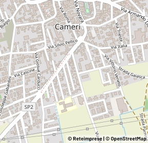 Mappa Via Mare, 28062 Cameri NO, Italia (0.18462)