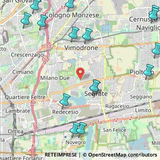 Mappa Via Giorgio Amendola, 20054 Segrate MI, Italia (3.148)