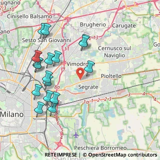 Mappa Via Giorgio Amendola, 20054 Segrate MI, Italia (4.33882)