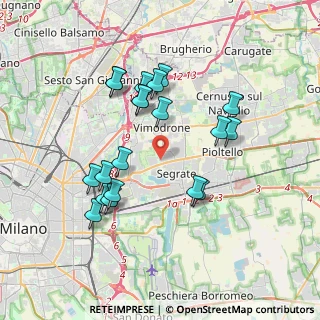 Mappa Via Giorgio Amendola, 20054 Segrate MI, Italia (3.522)