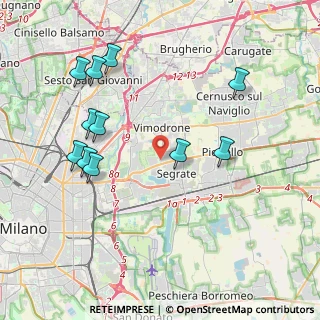 Mappa Via Giorgio Amendola, 20054 Segrate MI, Italia (4.25727)