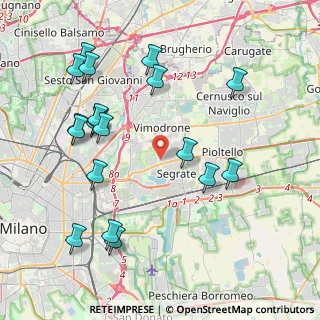 Mappa Via Giorgio Amendola, 20054 Segrate MI, Italia (4.54053)