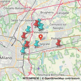 Mappa Via Giorgio Amendola, 20054 Segrate MI, Italia (3.20091)