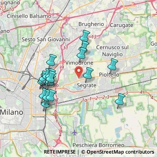 Mappa Via Giorgio Amendola, 20054 Segrate MI, Italia (3.71842)