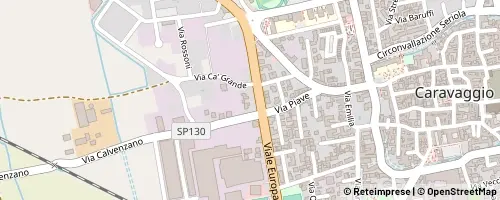 Mappa Caravaggio