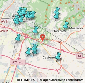 Mappa 25129 Buffalora BS, Italia (4.665)