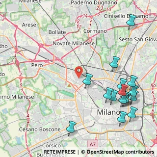 Mappa Via Cesare Ajraghi, 20156 Milano MI, Italia (5.46438)