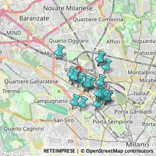 Mappa Via Cesare Ajraghi, 20156 Milano MI, Italia (1.341)