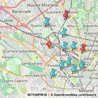 Mappa Via Cesare Ajraghi, 20156 Milano MI, Italia (2.34182)