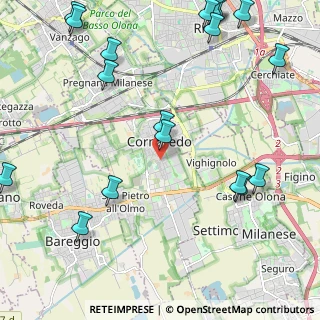 Mappa Via San Giuseppe, 20010 Cornaredo MI, Italia (3.01579)