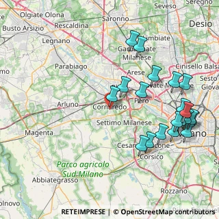 Mappa Via San Giuseppe, 20010 Cornaredo MI, Italia (9.37)