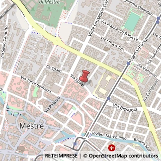 Mappa Via Spalti, 34, 30173 Venezia, Venezia (Veneto)