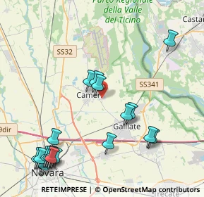 Mappa Via Monte Grappa, 28062 Cameri NO, Italia (5.15368)