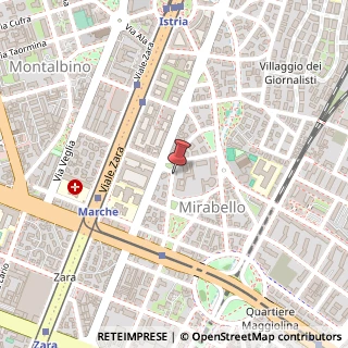 Mappa Via Villa Mirabello, 6, 20125 Milano, Milano (Lombardia)