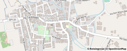 Mappa Fornovo San Giovanni
