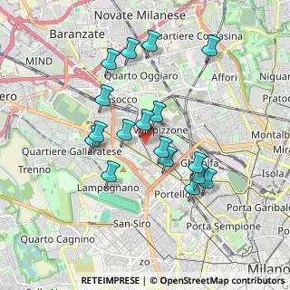 Mappa Via Baldo degli Ubaldi, 20156 Milano MI, Italia (1.65882)