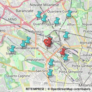 Mappa Via Baldo degli Ubaldi, 20156 Milano MI, Italia (1.93)