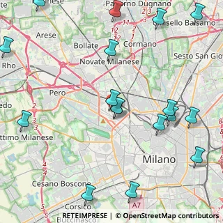 Mappa Via Baldo degli Ubaldi, 20156 Milano MI, Italia (5.62471)