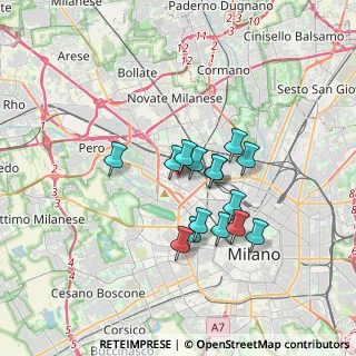 Mappa Via Baldo degli Ubaldi, 20156 Milano MI, Italia (2.702)
