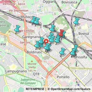 Mappa Via Baldo degli Ubaldi, 20156 Milano MI, Italia (0.771)