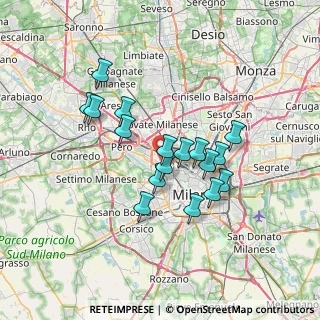 Mappa Via Baldo degli Ubaldi, 20156 Milano MI, Italia (5.80471)