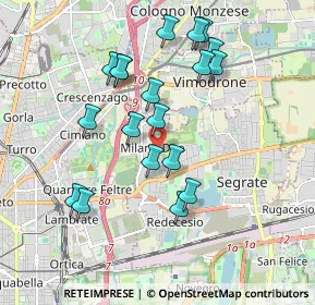 Mappa Segrate, 20054 Milano MI, Italia (1.79789)