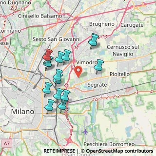 Mappa Segrate, 20054 Milano MI, Italia (3.40467)
