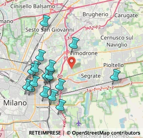 Mappa Segrate, 20054 Milano MI, Italia (4.14588)