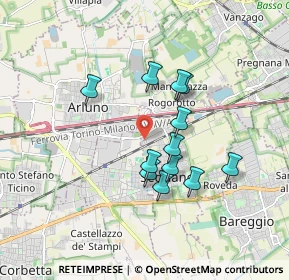 Mappa Via Pasteur, 20018 Sedriano MI, Italia (1.4475)