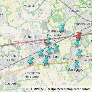 Mappa Via Pasteur, 20018 Sedriano MI, Italia (1.98364)