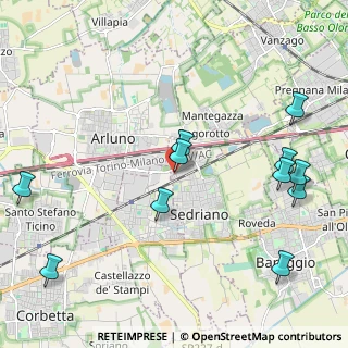 Mappa Via Pasteur, 20018 Sedriano MI, Italia (2.52636)