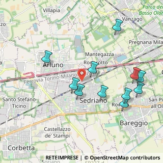 Mappa Via Pasteur, 20018 Sedriano MI, Italia (2.06636)