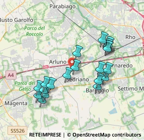 Mappa Via Pasteur, 20018 Sedriano MI, Italia (3.6005)