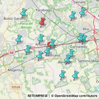 Mappa Via Pasteur, 20018 Sedriano MI, Italia (4.53313)