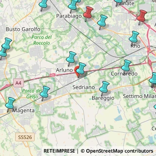 Mappa Via Pasteur, 20018 Sedriano MI, Italia (6.786)