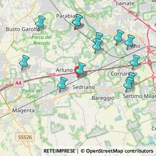 Mappa Via Pasteur, 20018 Sedriano MI, Italia (4.76462)
