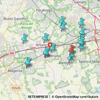 Mappa Via Pasteur, 20018 Sedriano MI, Italia (3.95529)