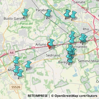Mappa Via Pasteur, 20018 Sedriano MI, Italia (5.00842)