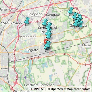 Mappa Via Carlo Cattaneo, 20096 Pioltello MI, Italia (4.464)