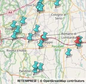 Mappa Via Cristoforo Ferrari, 24043 Caravaggio BG, Italia (9.68)