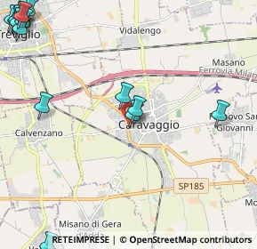 Mappa Via Cristoforo Ferrari, 24043 Caravaggio BG, Italia (3.41188)