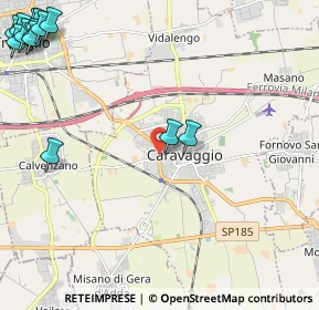Mappa Via Cristoforo Ferrari, 24043 Caravaggio BG, Italia (3.45308)
