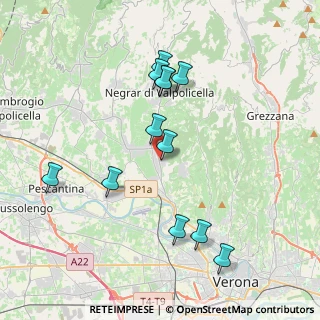 Mappa Via C. Montanari, 37020 Negrar di Valpolicella VR, Italia (3.84167)
